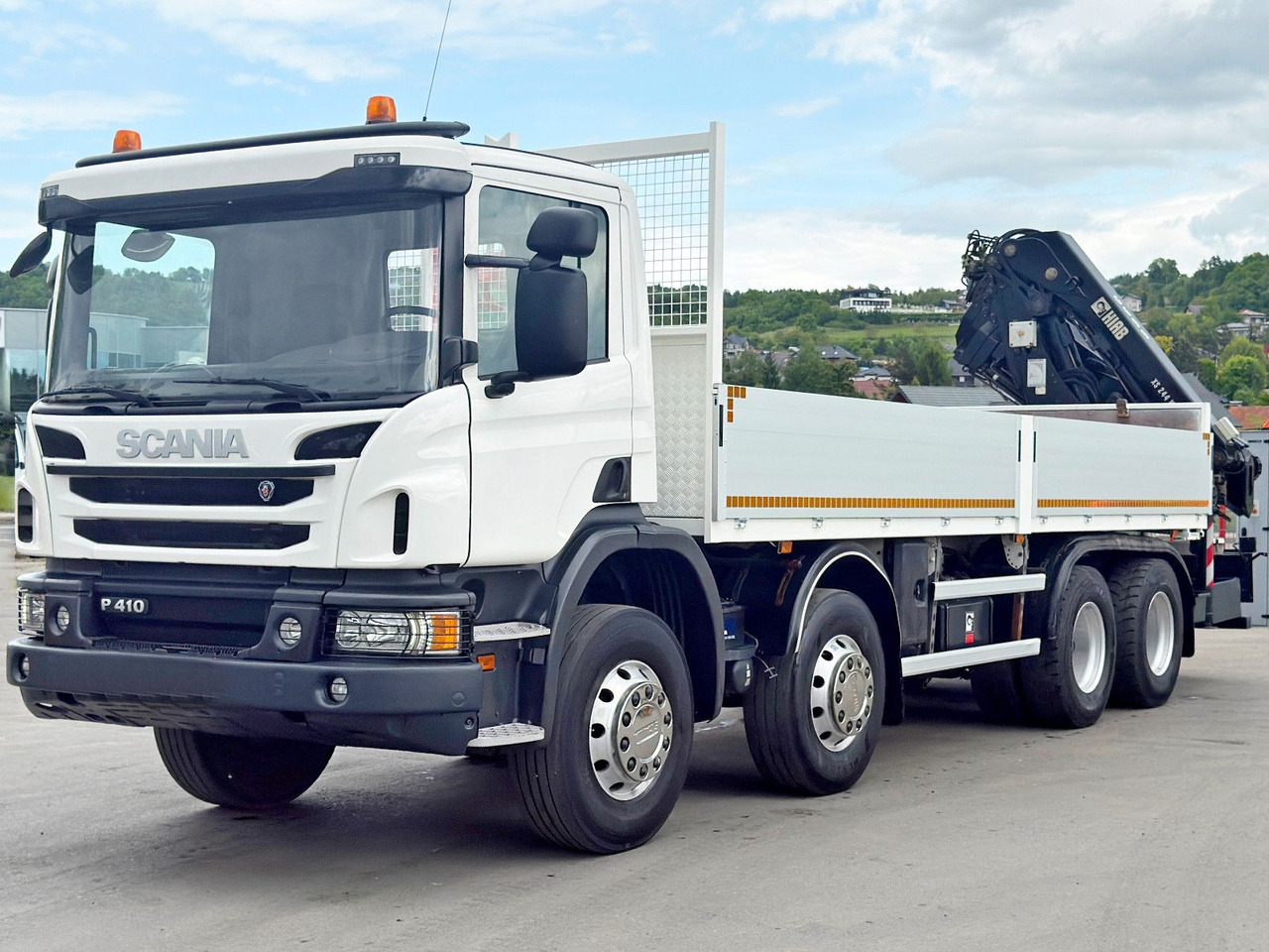 Scania P 410*PLATFORM 7,00m*HIAB 244 E-5 HIPRO+FUNK/8x4 Scania P 410*PRITSCHE 7,00m*HIAB 244 E-5 HIPRO+FUNK/8x4 - Kamion sa dizalicom, Kamion sa tovarnim sandukom: slika 4 Scania P 410*PLATFORM 7,00m*HIAB 244 E-5 HIPRO+FUNK/8x4 Scania P 410*PRITSCHE 7,00m*HIAB 244 E-5 HIPRO+FUNK/8x4 - Kamion sa dizalicom, Kamion sa tovarnim sandukom: slika 4
