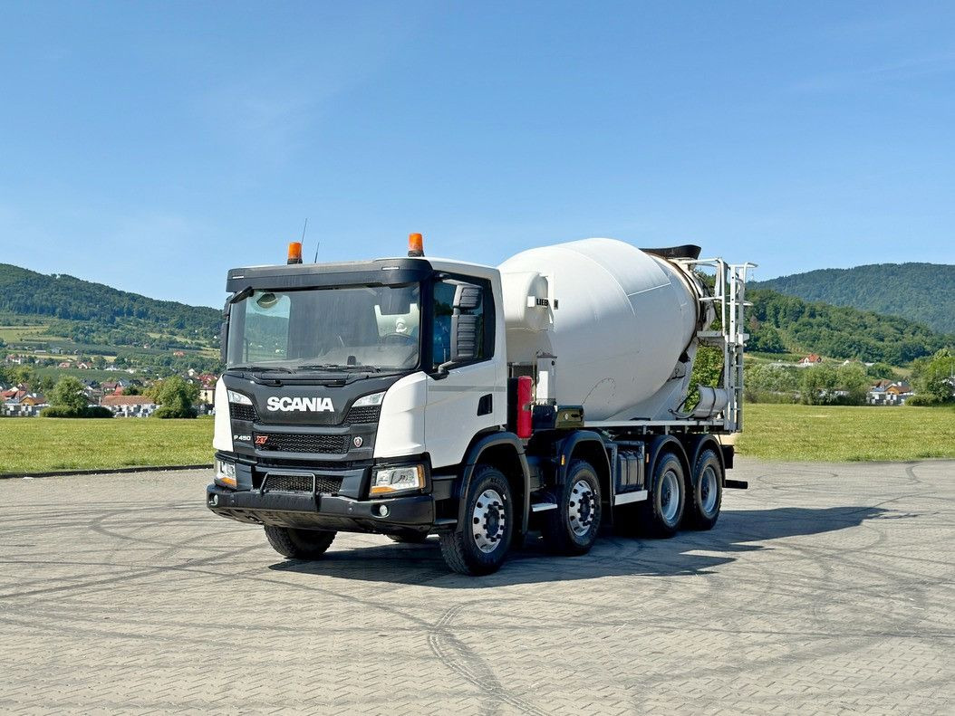 Scania P 450 * Betonmischer * 8x4 * TOPZUSTAND - Mikser za beton: slika 1 Scania P 450 * Betonmischer * 8x4 * TOPZUSTAND - Mikser za beton: slika 1
