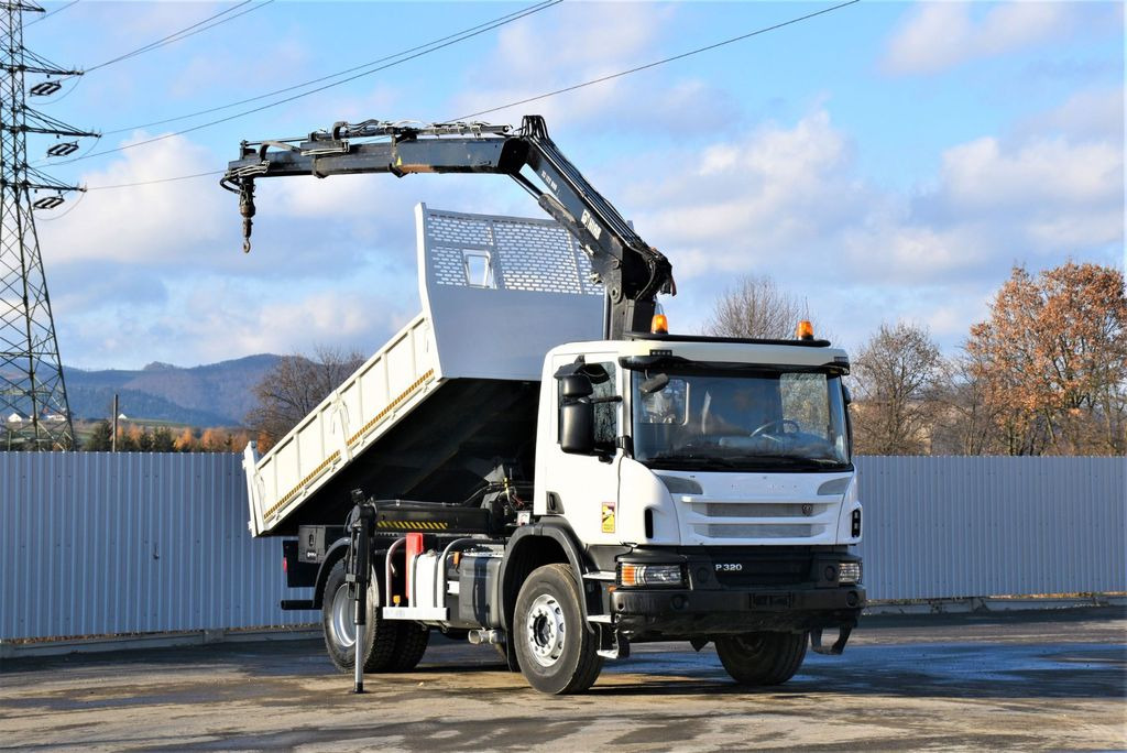 Scania P320 Kipper 3,90m *BORDMATIC*HIAB 122B-2DUO* TOP - Istovarivač, Kamion sa dizalicom: slika 2 Scania P320 Kipper 3,90m *BORDMATIC*HIAB 122B-2DUO* TOP - Istovarivač, Kamion sa dizalicom: slika 2