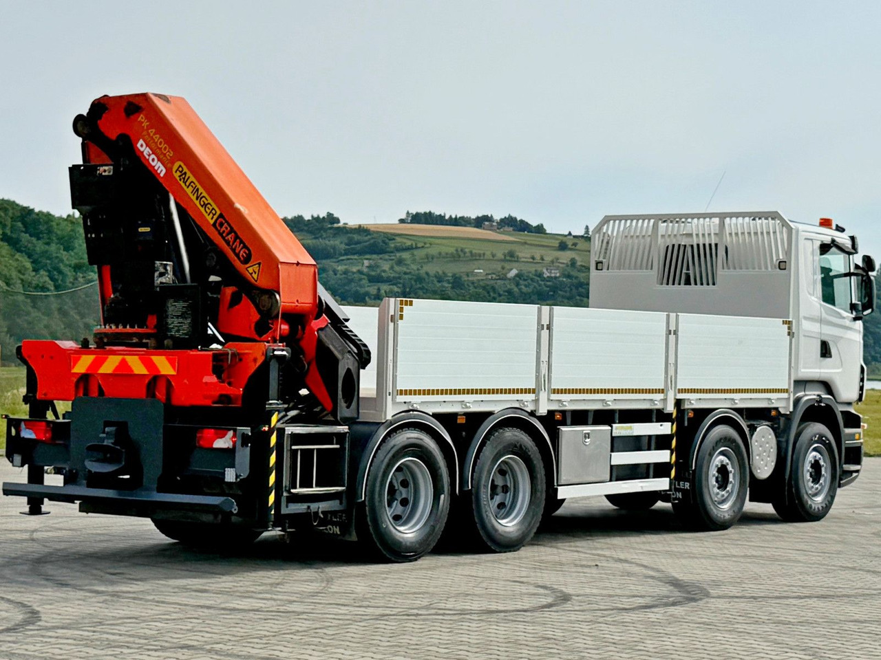 Kamion sa dizalicom Scania R 420 PRITSCHE 6,47 m * PK 44002/FUNK * 8x4 /TOP: slika 6