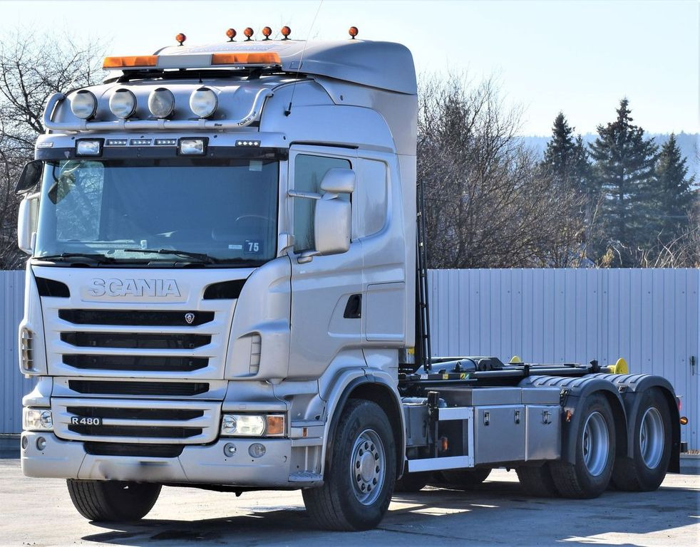 Scania R 480 Abrollkipper * 6x4 * Top Zustand ! Scania R 480 Abrollkipper * 6x4 * Top Zustand ! - Kamion sa hidrauličnom kukom: slika 4 Scania R 480 Abrollkipper * 6x4 * Top Zustand ! Scania R 480 Abrollkipper * 6x4 * Top Zustand ! - Kamion sa hidrauličnom kukom: slika 4