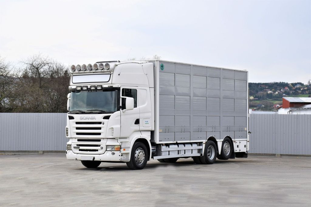 Scania R 500 TIERTRANSPORTWAGEN 7,10m / 4STOCK Scania R 500 TIERTRANSPORTWAGEN 7,10m / 4STOCK - Kamion za prevoz stoke: slika 1 Scania R 500 TIERTRANSPORTWAGEN 7,10m / 4STOCK Scania R 500 TIERTRANSPORTWAGEN 7,10m / 4STOCK - Kamion za prevoz stoke: slika 1