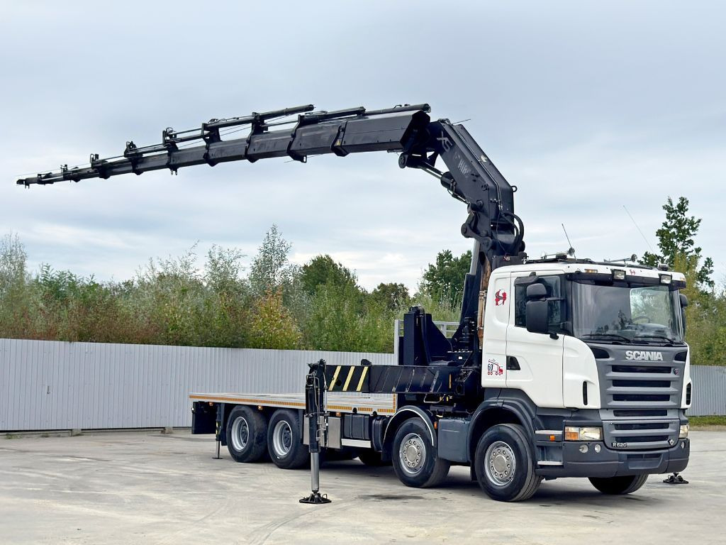 Scania R 620*PLATFORM 6,45m*HIAB 600 E - 9 + FUNK / 8x4 - Kamion sa dizalicom: slika 2 Scania R 620*PLATFORM 6,45m*HIAB 600 E - 9 + FUNK / 8x4 - Kamion sa dizalicom: slika 2