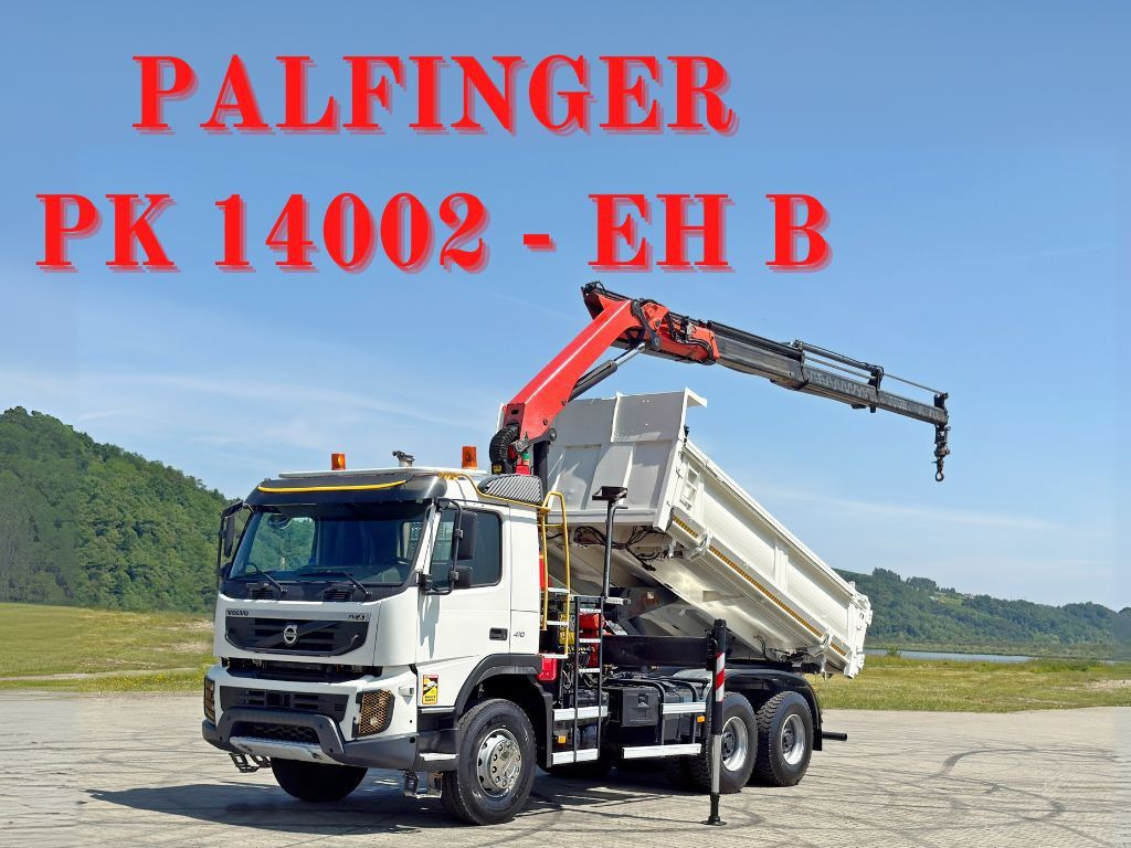 Volvo FMX 410 Kipper 4,70m *PK 14002-EH B/FUNK *6x4 - Kamion sa dizalicom: slika 1 Volvo FMX 410 Kipper 4,70m *PK 14002-EH B/FUNK *6x4 - Kamion sa dizalicom: slika 1