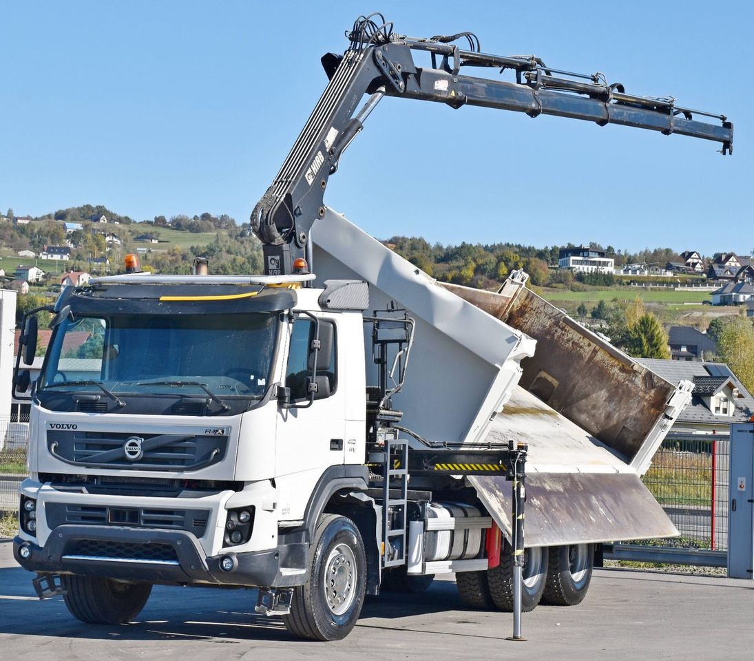 Volvo FMX 410 Kipper 5,20m*HIAB 122 D-4 HIDUO/FUNK*6x4 - Kamion sa dizalicom: slika 3 Volvo FMX 410 Kipper 5,20m*HIAB 122 D-4 HIDUO/FUNK*6x4 - Kamion sa dizalicom: slika 3