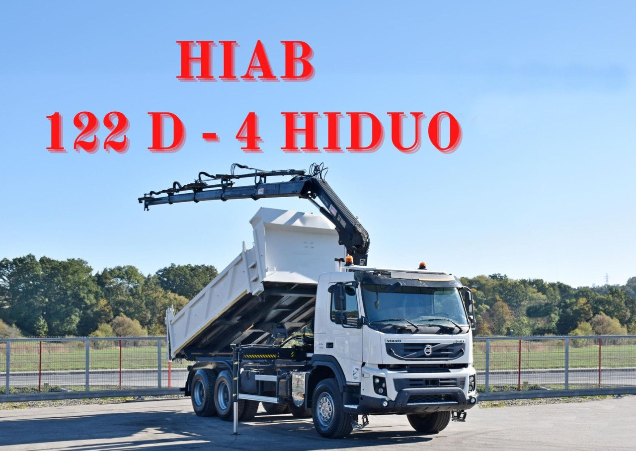 Volvo FMX 410 Kipper 5,20m*HIAB 122 D-4 HIDUO/FUNK*6x4 - Istovarivač: slika 1 Volvo FMX 410 Kipper 5,20m*HIAB 122 D-4 HIDUO/FUNK*6x4 - Istovarivač: slika 1