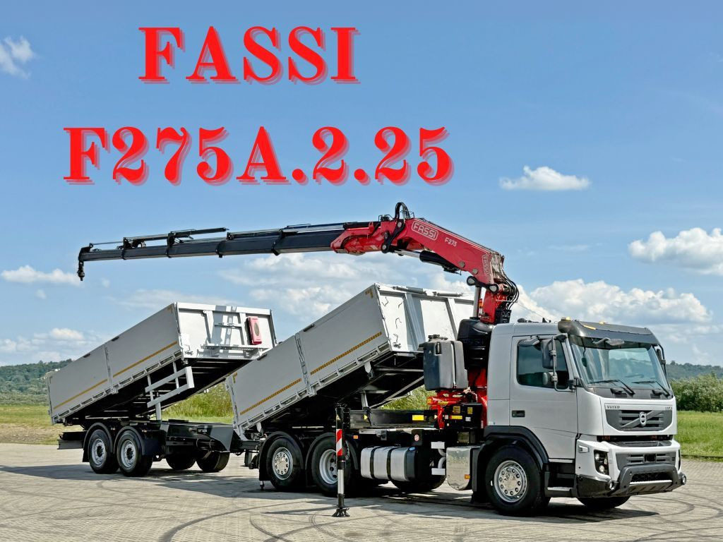 Volvo FMX 420* FASSI F275.2.25 + FUNK + Anhänger / TOP - Kamion sa dizalicom: slika 1 Volvo FMX 420* FASSI F275.2.25 + FUNK + Anhänger / TOP - Kamion sa dizalicom: slika 1