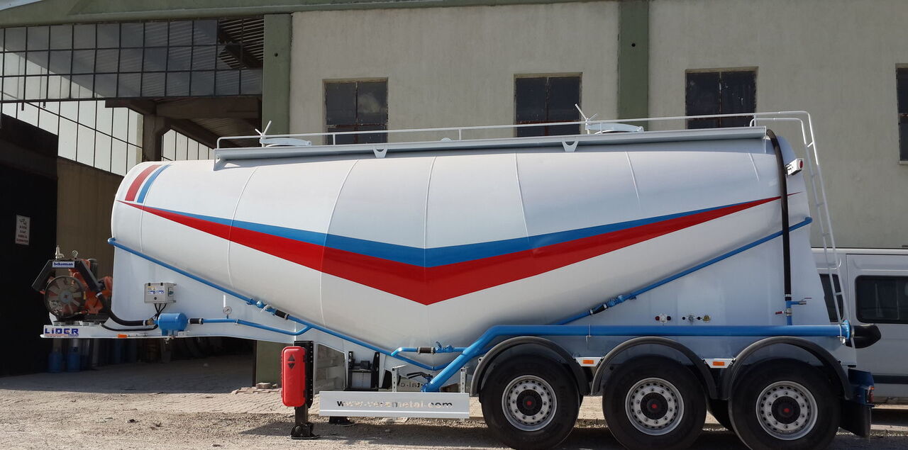 Poluprikolica cisterna za prevoz cementa novi LIDER 2024 NEW 80 TONS CAPACITY FROM MANUFACTURER READY IN STOCK: slika 8