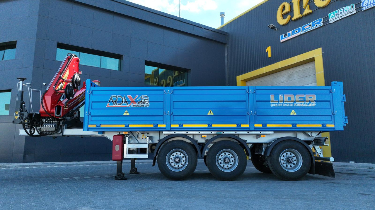 Poluprikolica istovarivača za prevoz drva novi LIDER 2025 MODELS YEAR NEW (MANUFACTURER COMPANY LIDER TRAILER & TANKER: slika 9