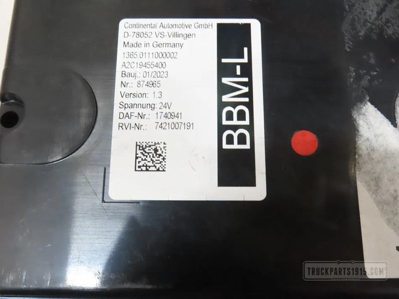 DAF 1740941 ECU - Upravljačka jedinica za Kamion: slika 2 DAF 1740941 ECU - Upravljačka jedinica za Kamion: slika 2