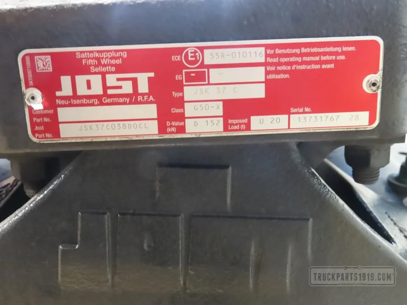 MAN JSK37C Body & Chassis Parts Opleggerschotel JSK37C - Ram/ Šasija za Kamion: slika 2 MAN JSK37C Body & Chassis Parts Opleggerschotel JSK37C - Ram/ Šasija za Kamion: slika 2