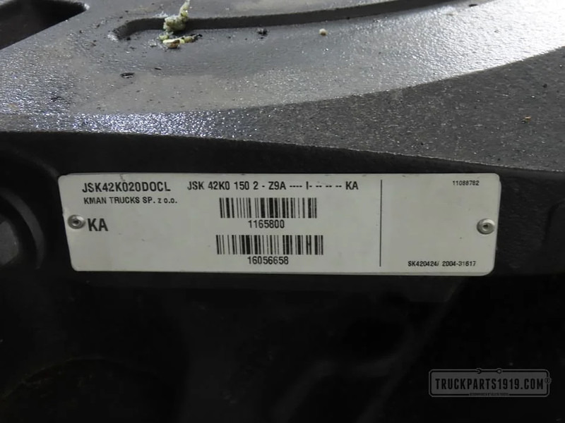 MAN JSK42KO Body & Chassis Parts Opleggerschotel JSK42KO - Ram/ Šasija za Kamion: slika 3 MAN JSK42KO Body & Chassis Parts Opleggerschotel JSK42KO - Ram/ Šasija za Kamion: slika 3