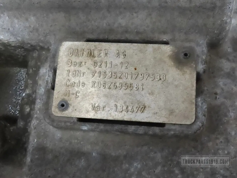 Mercedes-Benz 0012603600 Versnellingsbak G211-12 MB MP4 - Menjač za Kamion: slika 3 Mercedes-Benz 0012603600 Versnellingsbak G211-12 MB MP4 - Menjač za Kamion: slika 3