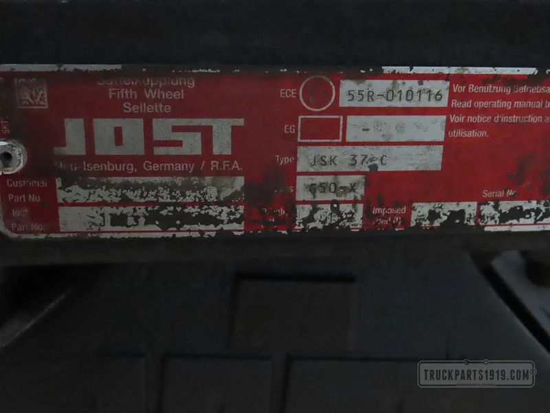 Scania 2062954 Opleggerschotel JSK37C - Ram/ Šasija za Kamion: slika 2 Scania 2062954 Opleggerschotel JSK37C - Ram/ Šasija za Kamion: slika 2