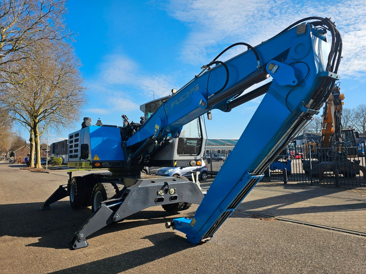 Bager za obradu otpada/ Industrije novi Fuchs MHL 320 Umschlagbagger mit Magnet Anlage: slika 6