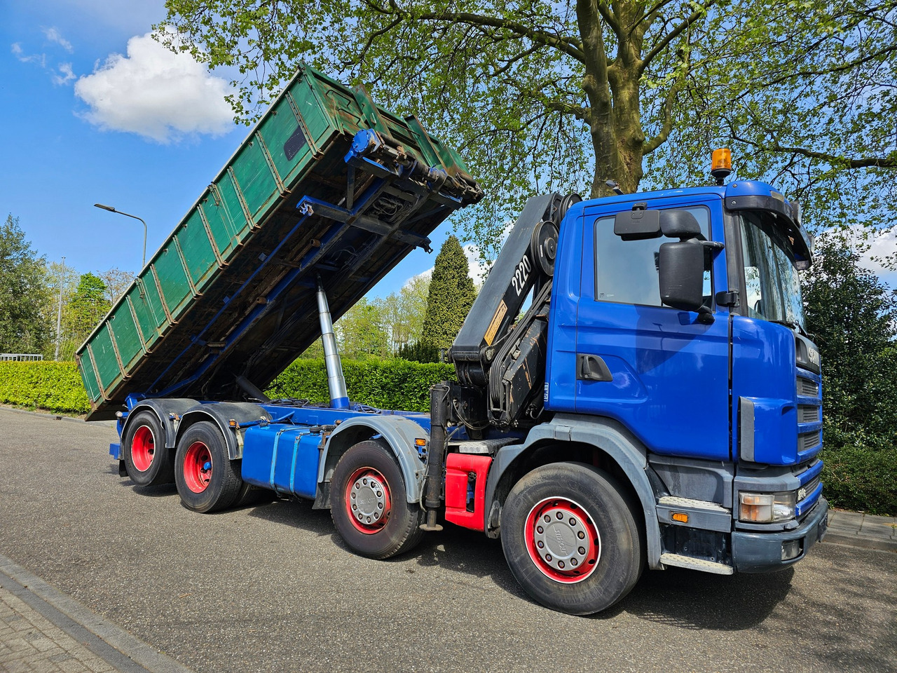 Kamion sa dizalicom Scania R 124G 420 8x2: slika 10
