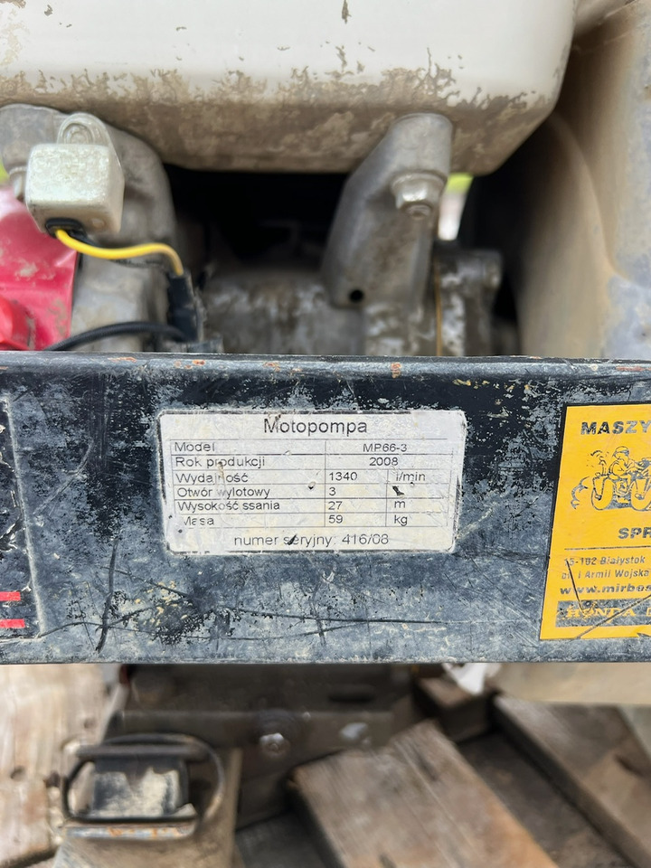 Motopompa PRAMAC MP66-3 - Pumpa za vodu: slika 3 Motopompa PRAMAC MP66-3 - Pumpa za vodu: slika 3