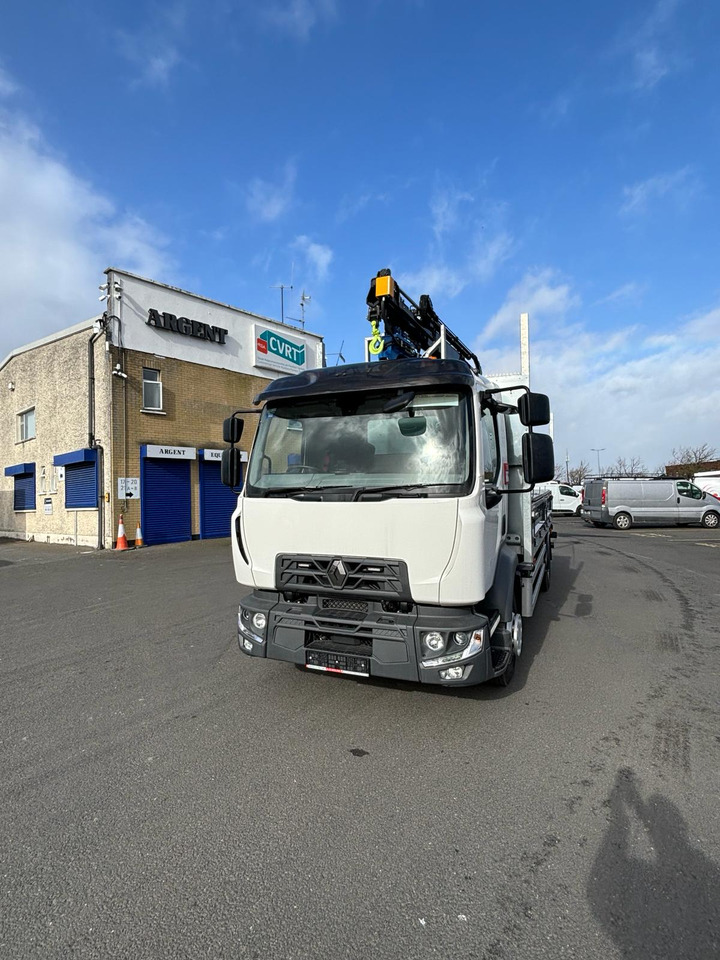 Renault Trucks D 14 Flatbed drop side poling truck - Kamion sa tovarnim sandukom, Kamion sa dizalicom: slika 2 Renault Trucks D 14 Flatbed drop side poling truck - Kamion sa tovarnim sandukom, Kamion sa dizalicom: slika 2