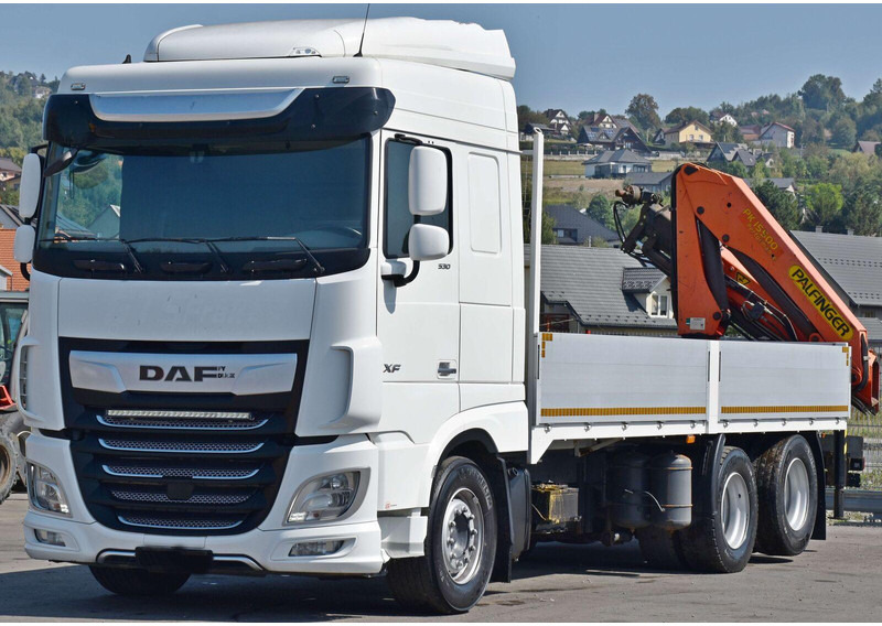 DAF XF 530 Pritsche 6,30 m + PK 15500 * TOPZUSTAND - Kamion sa tovarnim sandukom, Kamion sa dizalicom: slika 4 DAF XF 530 Pritsche 6,30 m + PK 15500 * TOPZUSTAND - Kamion sa tovarnim sandukom, Kamion sa dizalicom: slika 4