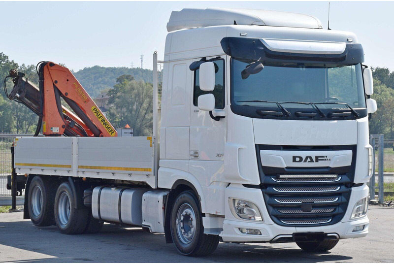 DAF XF 530 Pritsche 6,30 m + PK 15500 * TOPZUSTAND - Kamion sa tovarnim sandukom, Kamion sa dizalicom: slika 3 DAF XF 530 Pritsche 6,30 m + PK 15500 * TOPZUSTAND - Kamion sa tovarnim sandukom, Kamion sa dizalicom: slika 3