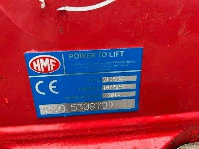 HMF 2120 K4 2014 CRANE KRAN REMOTE CONTROL - Kran za kamion za Kamion: slika 3 HMF 2120 K4 2014 CRANE KRAN REMOTE CONTROL - Kran za kamion za Kamion: slika 3