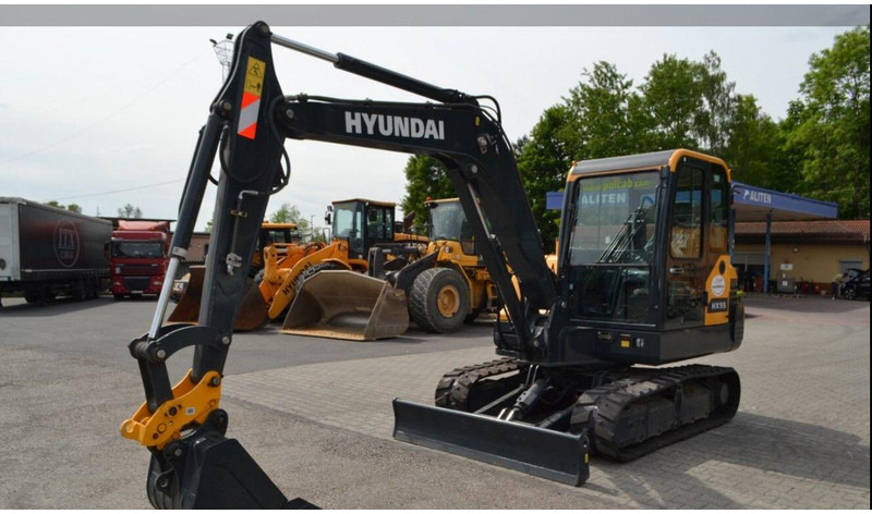 Hyundai HX55 Mini lánctalpas forgókotró - Mini bager: slika 3 Hyundai HX55 Mini lánctalpas forgókotró - Mini bager: slika 3