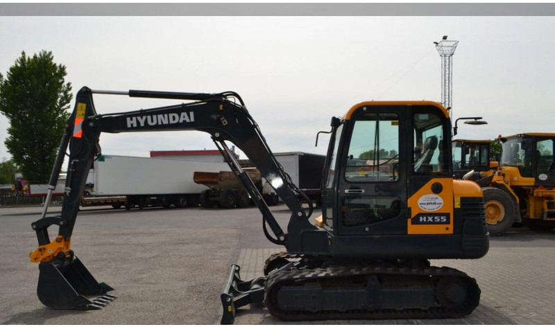 Hyundai HX55 Mini lánctalpas forgókotró - Mini bager: slika 5 Hyundai HX55 Mini lánctalpas forgókotró - Mini bager: slika 5