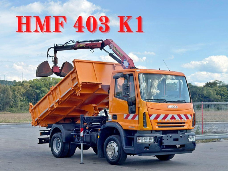 Iveco EUROCARGO 120E18 * HMF 403 K1 * TOPZUSTAND - Istovarivač, Kamion sa dizalicom: slika 1 Iveco EUROCARGO 120E18 * HMF 403 K1 * TOPZUSTAND - Istovarivač, Kamion sa dizalicom: slika 1