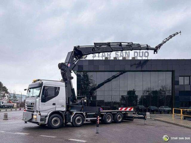Iveco STRALIS AS320S50Y 8x2 HMF 8520-0K6 FLY JIB Winc - Kamion sa tovarnim sandukom, Kamion sa dizalicom: slika 3 Iveco STRALIS AS320S50Y 8x2 HMF 8520-0K6 FLY JIB Winc - Kamion sa tovarnim sandukom, Kamion sa dizalicom: slika 3