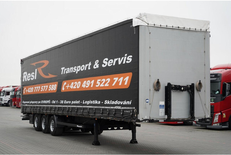 Kögel FIRANKA / MEGA / OŚ PODNOSZONA / OSIE SAF / DACH PODNOSZONY / LO - Poluprikolica sa ceradom: slika 1 Kögel FIRANKA / MEGA / OŚ PODNOSZONA / OSIE SAF / DACH PODNOSZONY / LO - Poluprikolica sa ceradom: slika 1