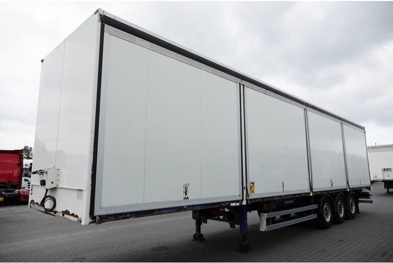 Lecitrailer KONTENER / KOFFER / OTWIERANE BOKI / MOCNA PODŁOGA SZYNA DESKA - Poluprikolica sa zatvorenim sandukom: slika 4 Lecitrailer KONTENER / KOFFER / OTWIERANE BOKI / MOCNA PODŁOGA SZYNA DESKA - Poluprikolica sa zatvorenim sandukom: slika 4