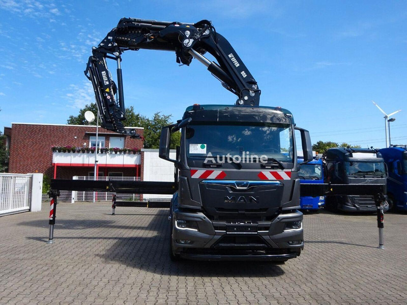 MAN 35.510 - Flatbed+crane - Kamion sa tovarnim sandukom, Kamion sa dizalicom: slika 2 MAN 35.510 - Flatbed+crane - Kamion sa tovarnim sandukom, Kamion sa dizalicom: slika 2