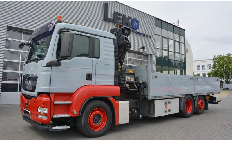 MAN 6,4 m Flatbed + Crane HIAB 211EP 6X2 KRAN HIAB 211EP 6.5m Container Pr - Kamion sa tovarnim sandukom, Kamion sa dizalicom: slika 1 MAN 6,4 m Flatbed + Crane HIAB 211EP 6X2 KRAN HIAB 211EP 6.5m Container Pr - Kamion sa tovarnim sandukom, Kamion sa dizalicom: slika 1