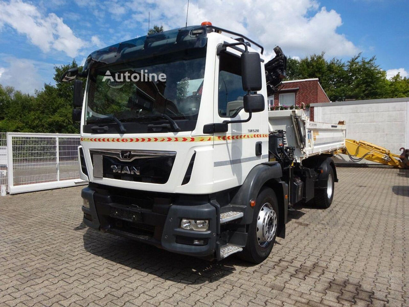 MAN TGM 15.290 - 3 way tipper+crane - Istovarivač, Kamion sa dizalicom: slika 1 MAN TGM 15.290 - 3 way tipper+crane - Istovarivač, Kamion sa dizalicom: slika 1