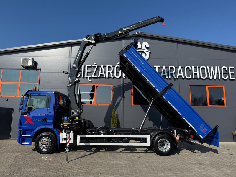 MAN TGM TGL 15.250 / E6 / wywrotka 3-S + HMF żuraw z pilotem / H - Istovarivač, Kamion sa dizalicom: slika 2 MAN TGM TGL 15.250 / E6 / wywrotka 3-S + HMF żuraw z pilotem / H - Istovarivač, Kamion sa dizalicom: slika 2