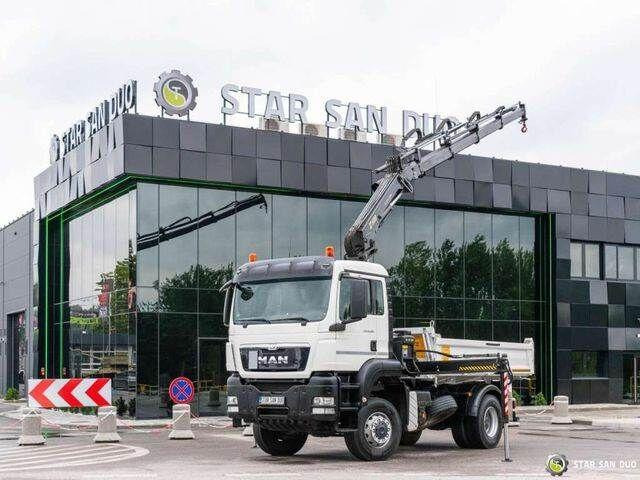 MAN TGS 18.360 4x4 HIAB 144 E-4 Crane Kipper - Istovarivač, Kamion sa dizalicom: slika 3 MAN TGS 18.360 4x4 HIAB 144 E-4 Crane Kipper - Istovarivač, Kamion sa dizalicom: slika 3