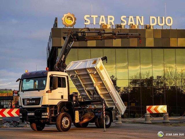 MAN TGS 18.360 4x4 HIAB 144 E-4 Crane Kipper - Istovarivač, Kamion sa dizalicom: slika 4 MAN TGS 18.360 4x4 HIAB 144 E-4 Crane Kipper - Istovarivač, Kamion sa dizalicom: slika 4