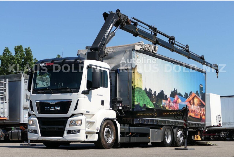 MAN TGS 22.440 - Curtain side+crane 6x2 - Kamion sa ceradom: slika 1 MAN TGS 22.440 - Curtain side+crane 6x2 - Kamion sa ceradom: slika 1