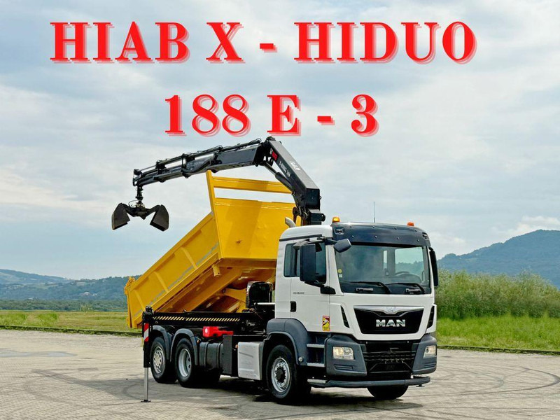 MAN TGS 26.400 * HIAB X-HIDUO 188 E-3 + FUNK * 6x4 - Istovarivač, Kamion sa dizalicom: slika 1 MAN TGS 26.400 * HIAB X-HIDUO 188 E-3 + FUNK * 6x4 - Istovarivač, Kamion sa dizalicom: slika 1