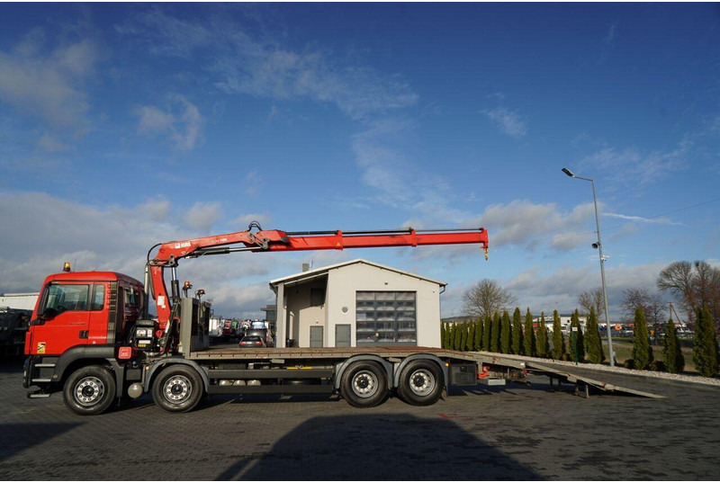 MAN TGS 35.360 / 8x2-4 / LAWETA + HDS HIAB 166 E-2 / 4 OSIOWY / NAJ - Šlep vozilo: slika 2 MAN TGS 35.360 / 8x2-4 / LAWETA + HDS HIAB 166 E-2 / 4 OSIOWY / NAJ - Šlep vozilo: slika 2