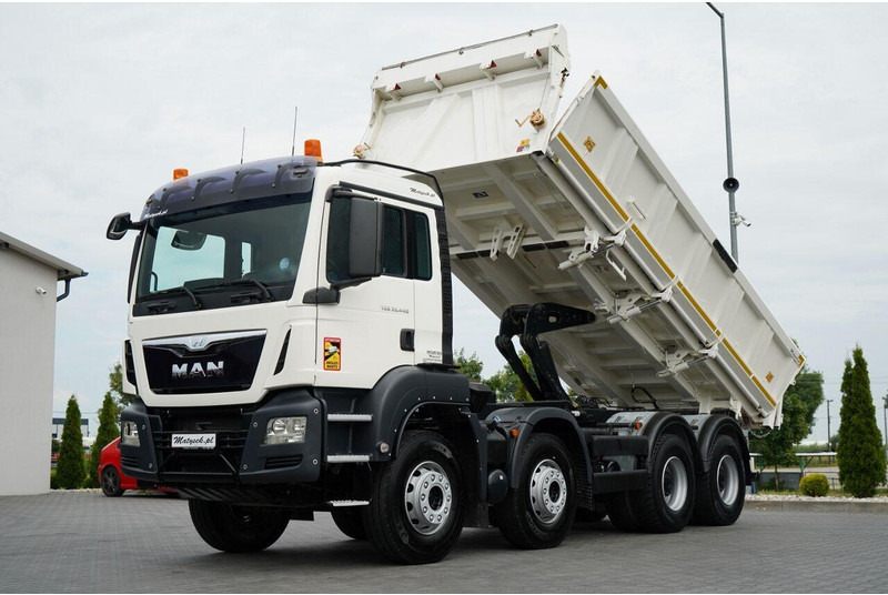 MAN TGS 35.440 / 8X4 / WYWROTKA 2 STR. / HYDROBURTA / BORDMATIC / ZA - Istovarivač: slika 1 MAN TGS 35.440 / 8X4 / WYWROTKA 2 STR. / HYDROBURTA / BORDMATIC / ZA - Istovarivač: slika 1