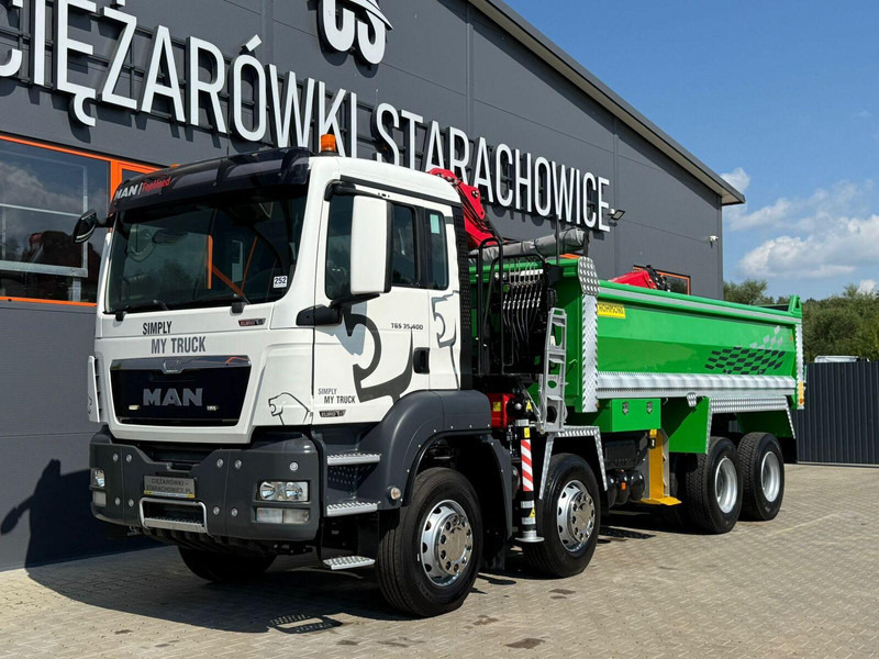 MAN TGS TGX 35.400 // 8x4 // E5 // wywrotka kiper + HDS z czerpakiem - Istovarivač, Kamion sa dizalicom: slika 2 MAN TGS TGX 35.400 // 8x4 // E5 // wywrotka kiper + HDS z czerpakiem - Istovarivač, Kamion sa dizalicom: slika 2