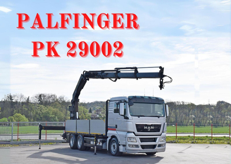 MAN TGX 26.440 Pritsche 6,40 m* PK 29002+FUNK *6x4 - Kamion sa tovarnim sandukom, Kamion sa dizalicom: slika 1 MAN TGX 26.440 Pritsche 6,40 m* PK 29002+FUNK *6x4 - Kamion sa tovarnim sandukom, Kamion sa dizalicom: slika 1