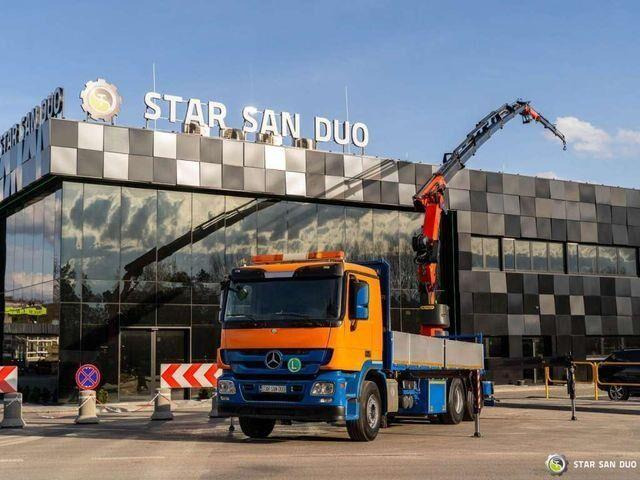 Mercedes-Benz ACTROS 2541 6x2 Palfinger PK 34002 Crane Winch - Kamion sa tovarnim sandukom, Kamion sa dizalicom: slika 1 Mercedes-Benz ACTROS 2541 6x2 Palfinger PK 34002 Crane Winch - Kamion sa tovarnim sandukom, Kamion sa dizalicom: slika 1