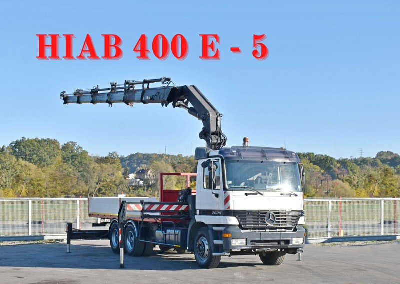 Mercedes-Benz ACTROS 2635 Pritsche - Kamion sa tovarnim sandukom, Kamion sa dizalicom: slika 1 Mercedes-Benz ACTROS 2635 Pritsche - Kamion sa tovarnim sandukom, Kamion sa dizalicom: slika 1