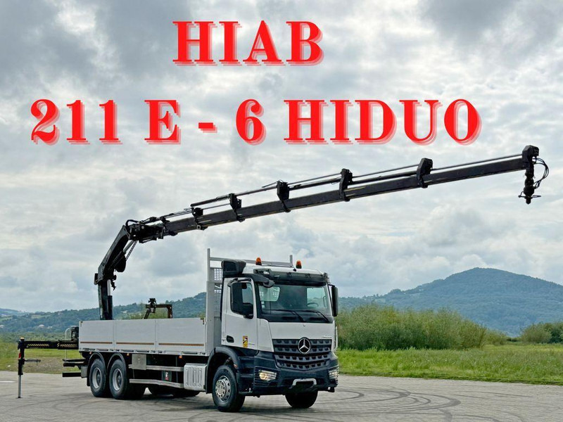Mercedes-Benz ACTROS 2636 * HIAB 211 E-6 HIDUO/FUNK *6x4 - Kamion sa tovarnim sandukom, Kamion sa dizalicom: slika 1 Mercedes-Benz ACTROS 2636 * HIAB 211 E-6 HIDUO/FUNK *6x4 - Kamion sa tovarnim sandukom, Kamion sa dizalicom: slika 1