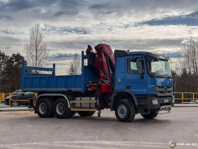 Mercedes-Benz ACTROS 3341 6x6 HMF 4220 K4 CRANE KIPPER - Istovarivač, Kamion sa dizalicom: slika 4 Mercedes-Benz ACTROS 3341 6x6 HMF 4220 K4 CRANE KIPPER - Istovarivač, Kamion sa dizalicom: slika 4