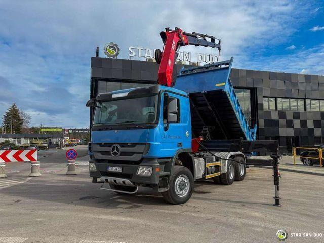 Mercedes-Benz ACTROS 3341 6x6 HMF 4220 K4 CRANE KIPPER - Istovarivač, Kamion sa dizalicom: slika 5 Mercedes-Benz ACTROS 3341 6x6 HMF 4220 K4 CRANE KIPPER - Istovarivač, Kamion sa dizalicom: slika 5