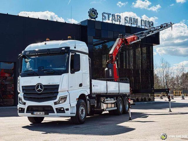 Mercedes-Benz ACTROS 3351 NEW 6x4 Fassi F485 Crane - Kamion sa tovarnim sandukom, Kamion sa dizalicom: slika 1 Mercedes-Benz ACTROS 3351 NEW 6x4 Fassi F485 Crane - Kamion sa tovarnim sandukom, Kamion sa dizalicom: slika 1