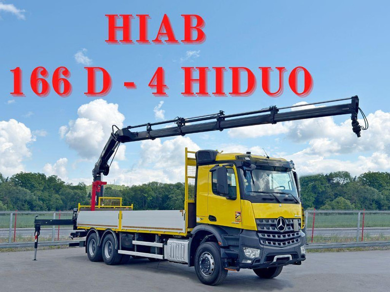 Mercedes-Benz AROCS 2636 *HIAB 166 D-4 HIDUO + FUNK* 6x4 - Kamion sa tovarnim sandukom, Kamion sa dizalicom: slika 1 Mercedes-Benz AROCS 2636 *HIAB 166 D-4 HIDUO + FUNK* 6x4 - Kamion sa tovarnim sandukom, Kamion sa dizalicom: slika 1